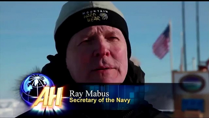 Massive US Submarines Breaking Through Ocean of Ice in the Arctic