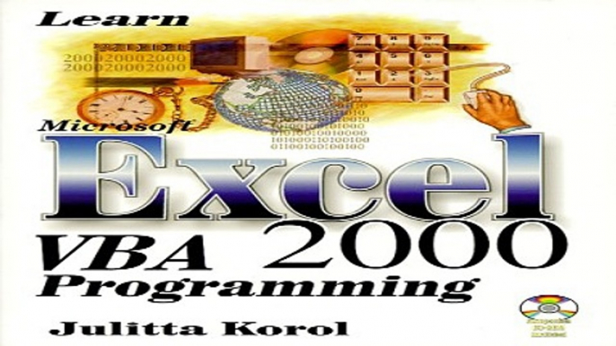 Download Learn Microsoft Excel VBA 2000 Programming with CDROM