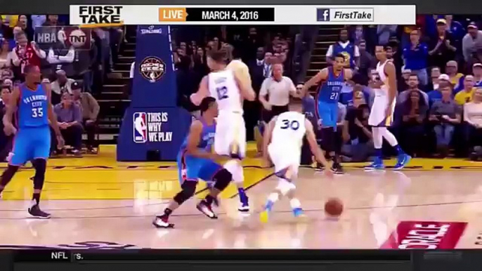 ESPN First Take Today Stephen Curry Leads Warriors Defeat OKC Thunder