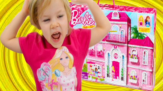 BARBIE Life in the Dream House Barbie Luxury Mansion Mega Blocks Barbie Dolls