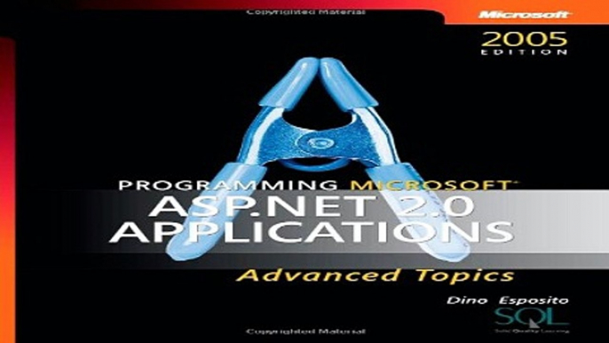 Read Programming MicrosoftÂ® ASP NET 2 0 Applications  Advanced Topics  Developer Reference  Ebook