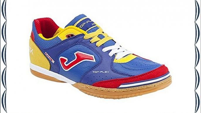 JOMA Top Flex - Zapatillas de fútbol unisex color azul / rojo / amarillo talla 40