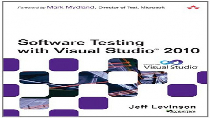 Download Software Testing with Visual Studio 2010  Microsoft Windows Development Series