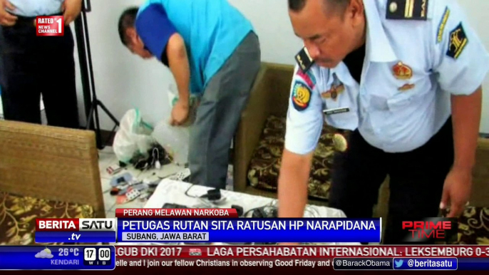 Cegah Peredaran Narkoba, Petugas Razia Sita HP Para Napi