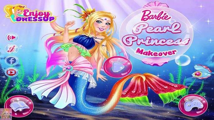 Barbie Pearl Princess Makeover - Barbie Makeup and Dress Up Games