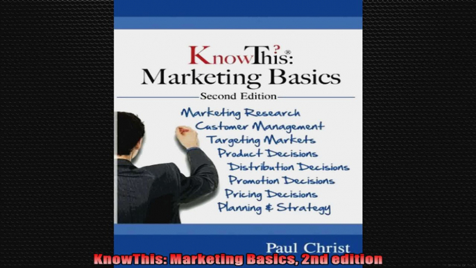 KnowThis Marketing Basics 2nd edition