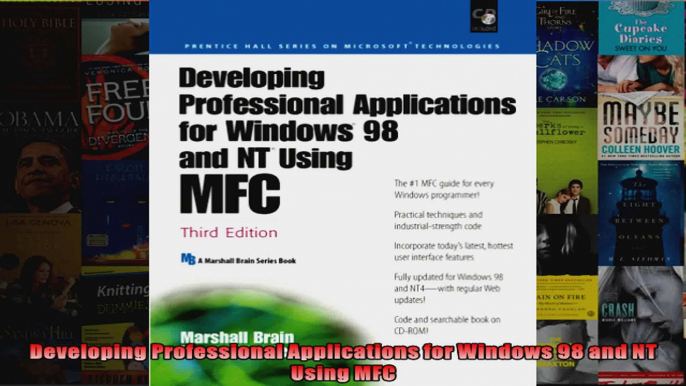 Developing Professional Applications for Windows 98 and NT Using MFC