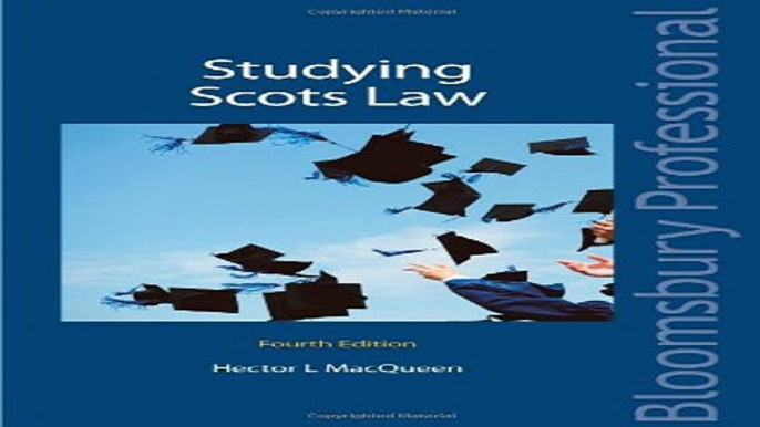 Download Studying Scots Law  Fourth Edition