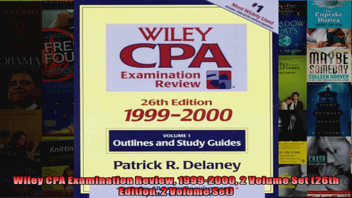 Wiley CPA Examination Review 19992000 2 Volume Set 26th Edition 2 Volume Set