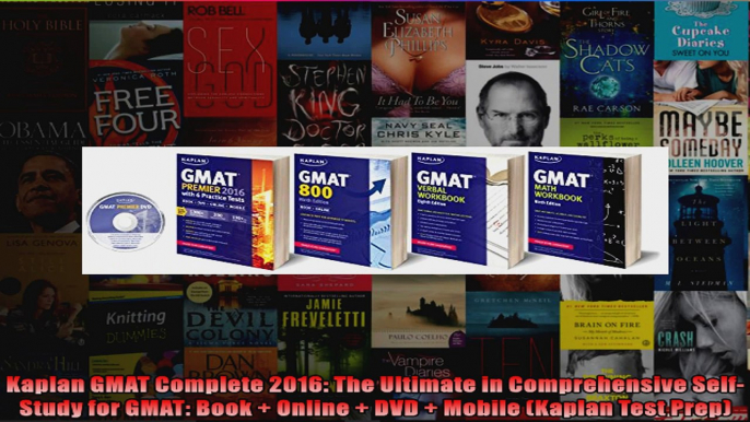 Kaplan GMAT Complete 2016 The Ultimate in Comprehensive SelfStudy for GMAT Book