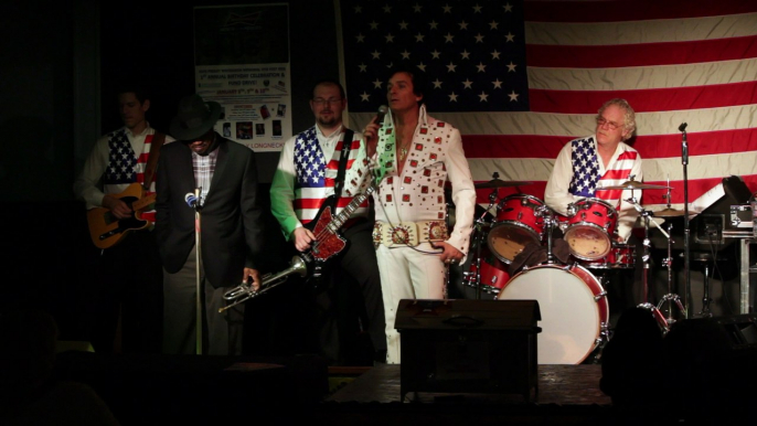 Todd Herendeen and Ben Cauley perform 'Peace In The Valley' Elvis Presley Memorial VFW 2015