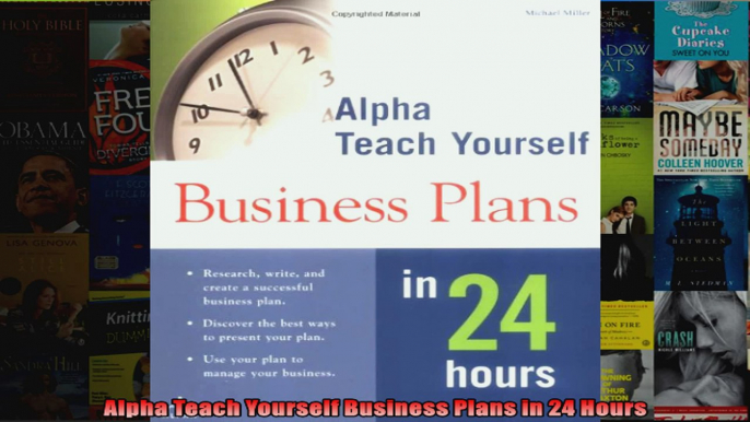 Alpha Teach Yourself Business Plans in 24 Hours