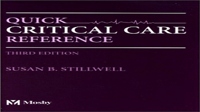 Download Quick Critical Care Reference  3e