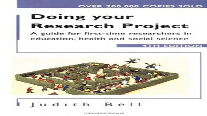 Download Doing Your Research Project 4 e  A guide for first time researchers in social science