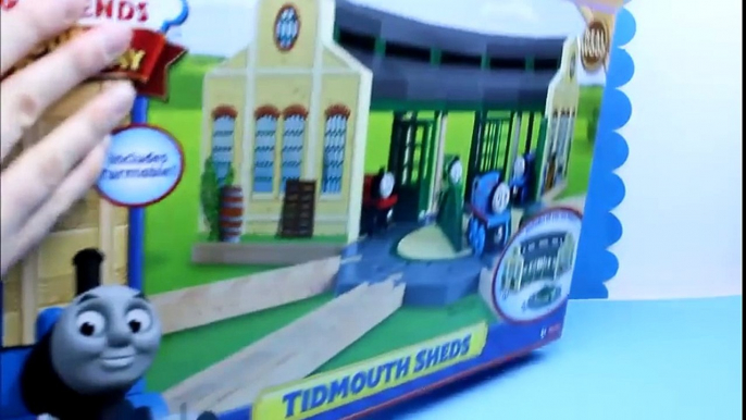 Thomas & Friends Wooden Railway Tidmouth Sheds with Thomas James Percy Gordon Rhineas