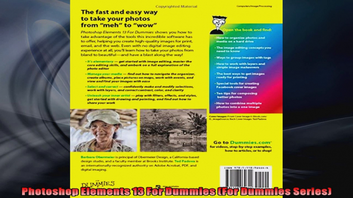 Photoshop Elements 13 For Dummies For Dummies Series