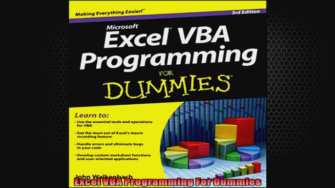 Excel VBA Programming For Dummies