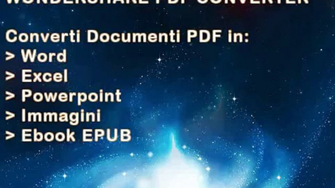 PDF Converter per Convertire PDF in Word, Excel, Powerpoint