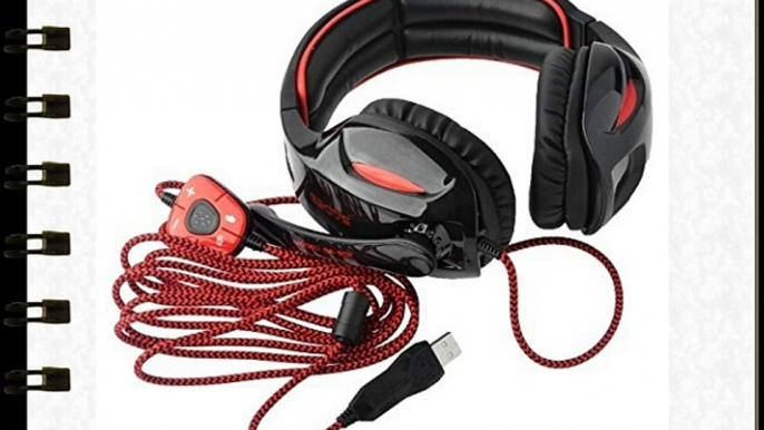 Casque Gamer pour PC Laptop Sades SA-902 USB Gaming Headset avec Micro 7.1 son Surround by