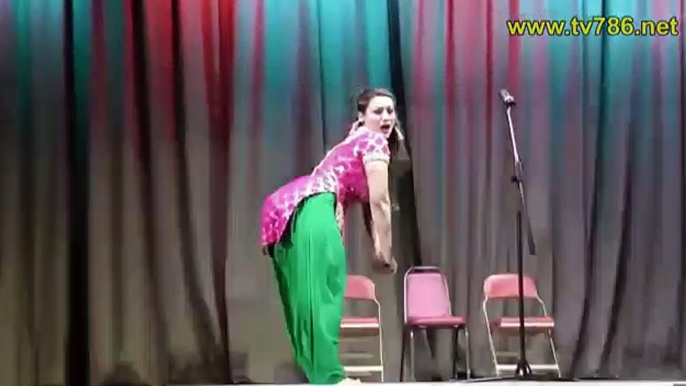 Balma song dance girl on stage with hot poses - desi girls video