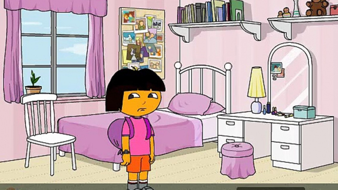 Dora watches Caillou gets Grounded Videos/Grounded