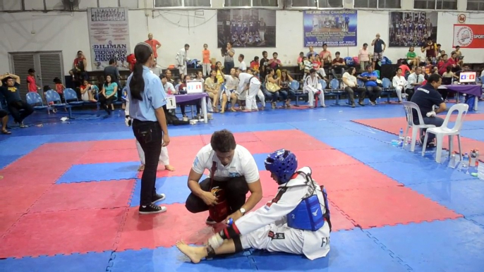 Eiffel de Guzman Gold Medalist 10th QC Age Group Taekwondo Championship Oct 6, 2014 DPS