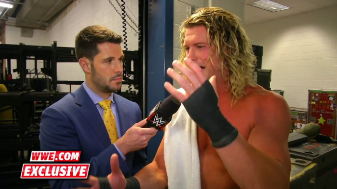 Heated confrontation between Dolph Ziggler and Tyler Breeze׃ Raw Fallout, December 8, 2015