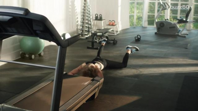 Taylor Swift face plants on treadmill while rapping, best thing you will see all day