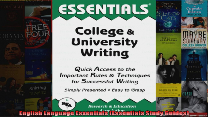 English Language Essentials Essentials Study Guides