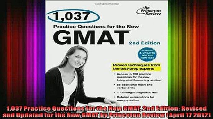 READ book  1037 Practice Questions for the New GMAT 2nd Edition Revised and Updated for the New GMAT Full Free