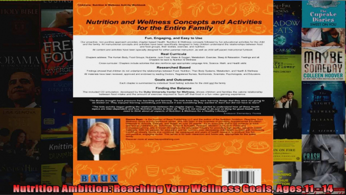 Read  Nutrition Ambition Reaching Your Wellness Goals Ages 11  14  Full EBook