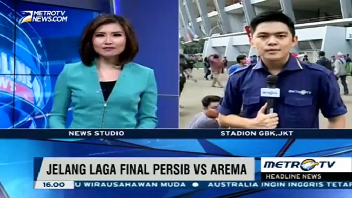 Berita Terbaru April 2016 - Bobotoh dan Aremania Mulai Padati GBK