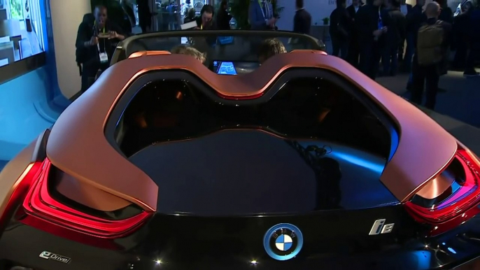 CES 2016: BMW shows off gesture-controlled concept car - BBC News