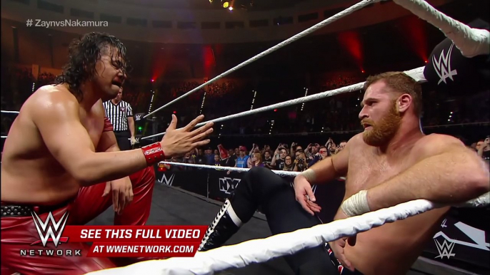 Shinsuke Nakamura and Sami Zayn show each other respect: NXT TakeOver: Dallas on WWE Network