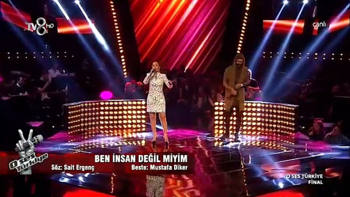 Ebru Gündeş & Tankurt Manas - Ben İnsan Değil Miyim | O Ses Türkiye Final