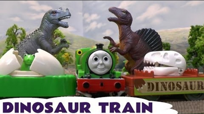 Dinosaur ThomasThe Train Egg Opening Tomy Percy Engine Trackmaster Dinosaur Toy Train