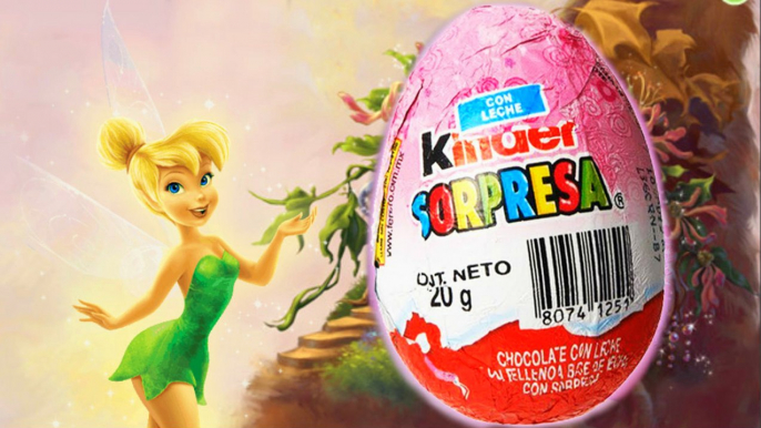 Huevo Sorpresa de LAS HADAS DE DISNEY en Español - Huevito Tipo Kinder Sorpresa Surprise Eggs