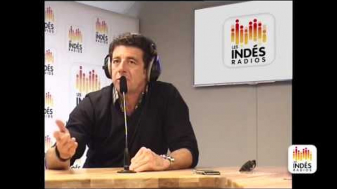 Patrick Bruel au studio des Indés Radios