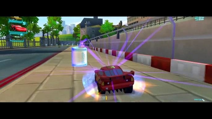 CARS 2 - Lightning Mcqueen Cars Battle Race Track Drifting Disney Pixar Rayo Macuin Carros 2 HD!