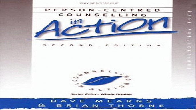 Download Person Centred Counselling in Action  Counselling in Action series