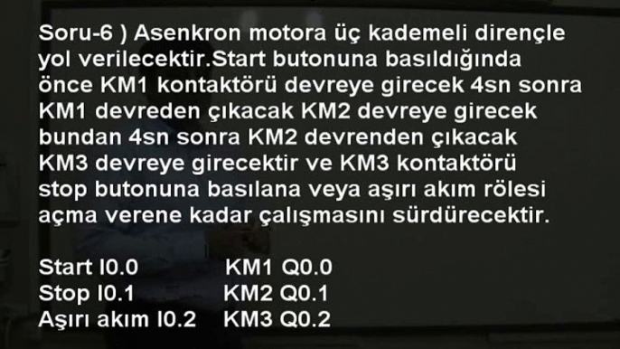 PLC Eğitim videosu - Temel PLC Örnekleri 7 -  www.kumanda.org