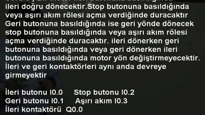 PLC Eğitim videosu - Temel PLC Örnekleri 3 -  www.kumanda.org