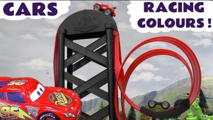 RACING COLOURS! --- Join Disney Cars to learn colors or watch them race each other while characters from Paw Patrol, The Avengers, Thomas and Friends, TMNT and many other family fun toys cheer them on! Which colour will win?