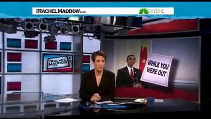 RACHEL MADDOW -THE FAR RIGHT PRAYS FOR OBAMA TO DIE