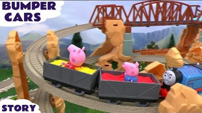 Play Doh Peppa Pig Thomas and Friends Bumper Cars Train Crash Pepa Play-Doh Thomas Y Sus Amigos