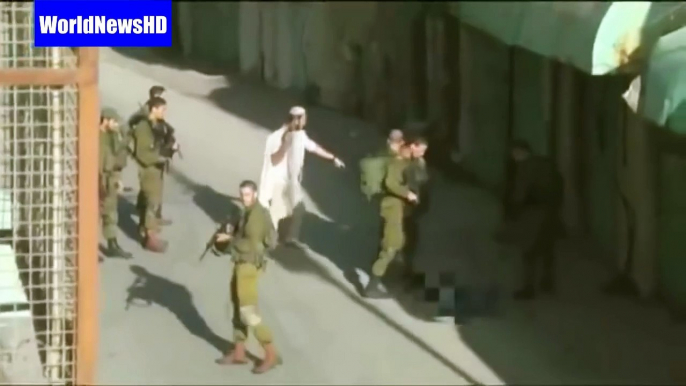 Gunman Seen Holding Pistol After Shooting Palestinian Man