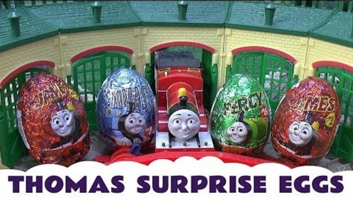 Surprise Egg Unboxing like Kinder Egg Surprise Toys Thomas and Friends James Thomas Percy Kids