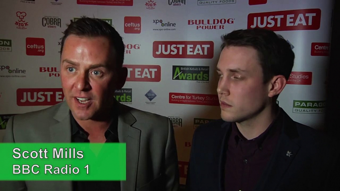 Scott Mills  British Kebab Awards 2016