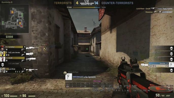 For FaZe 1v4 clutch Funny CS:GO