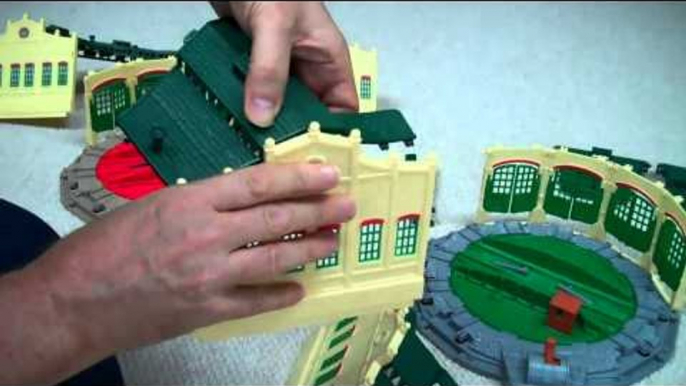 How To Assemble TIDMOUTH SHEDS Tomy Trackmaster Thomas And Friends Toy Train Set Turntables Kids